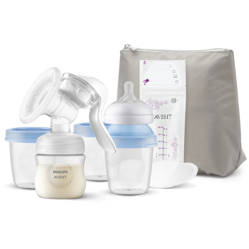 Extractor De Leche Manual Avent Gift Set Con Accesorios (Scf430/15)