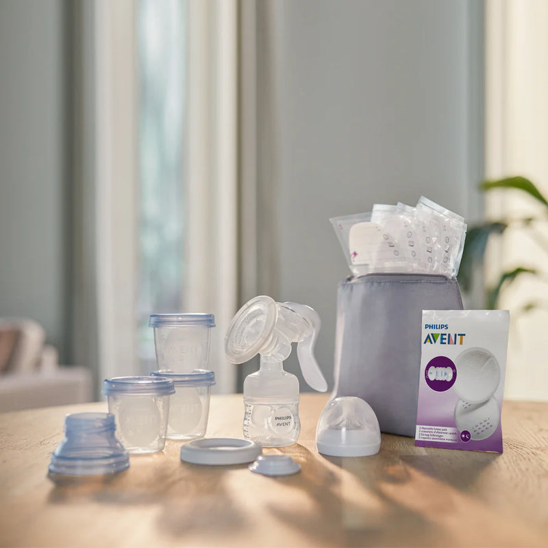 Extractor De Leche Manual Avent Gift Set Con Accesorios (Scf430/15)
