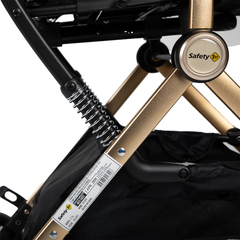 Coche Paseo Spark Golden Black, Safety 1St
