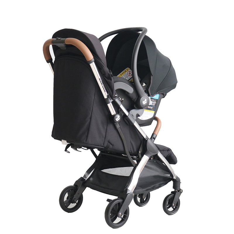 Coche travel system Eva Essentian Black, Maxi-cosi