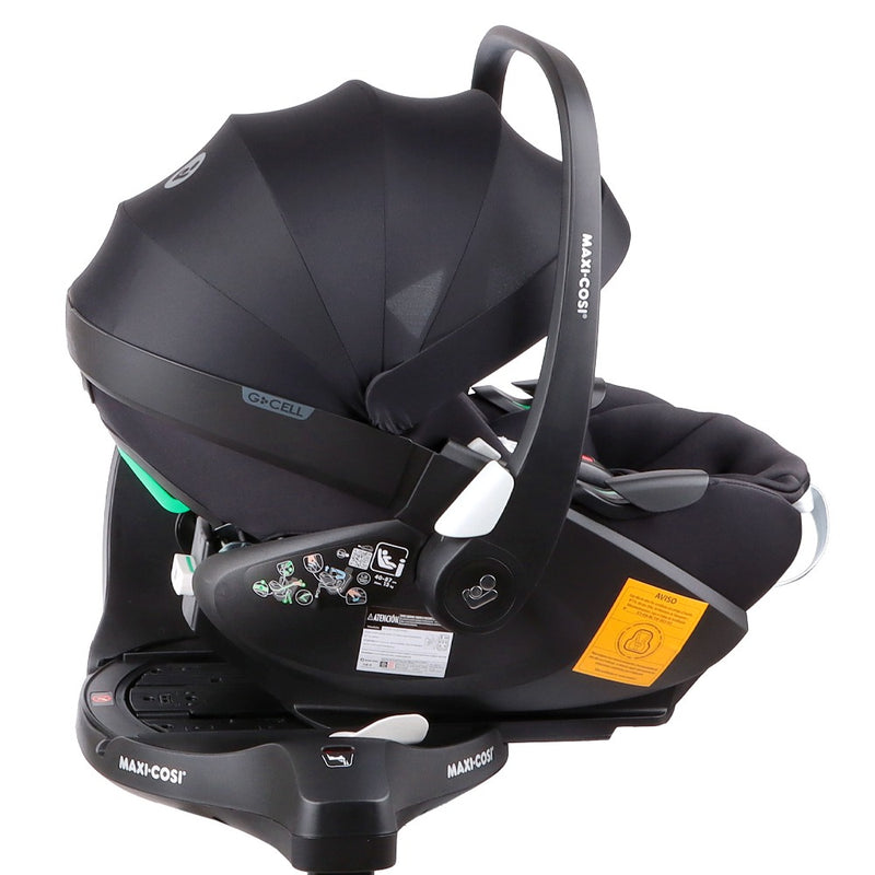 Silla Auto Nido Pebble 360° Pro+ Familyfix 360 Pro Essential, Maxi-Cosi