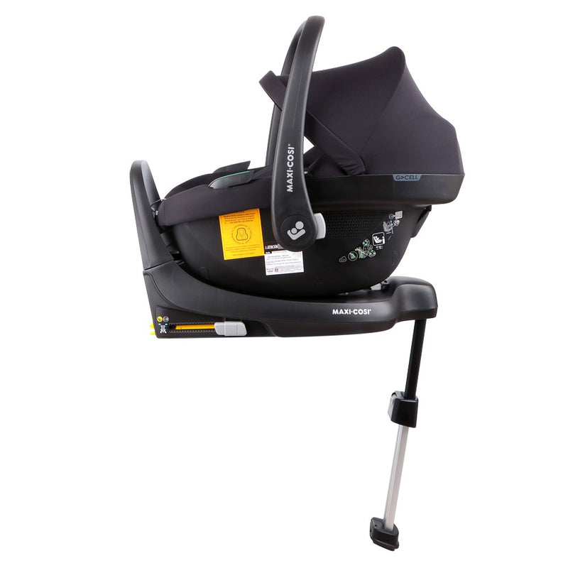 Silla Auto Nido Cabriofix Black+Familyfix S Black, Maxi-Cosi