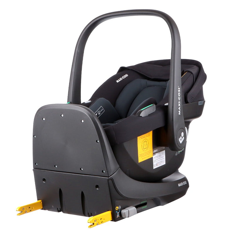 Silla Auto Nido Cabriofix Black+Familyfix S Black, Maxi-Cosi