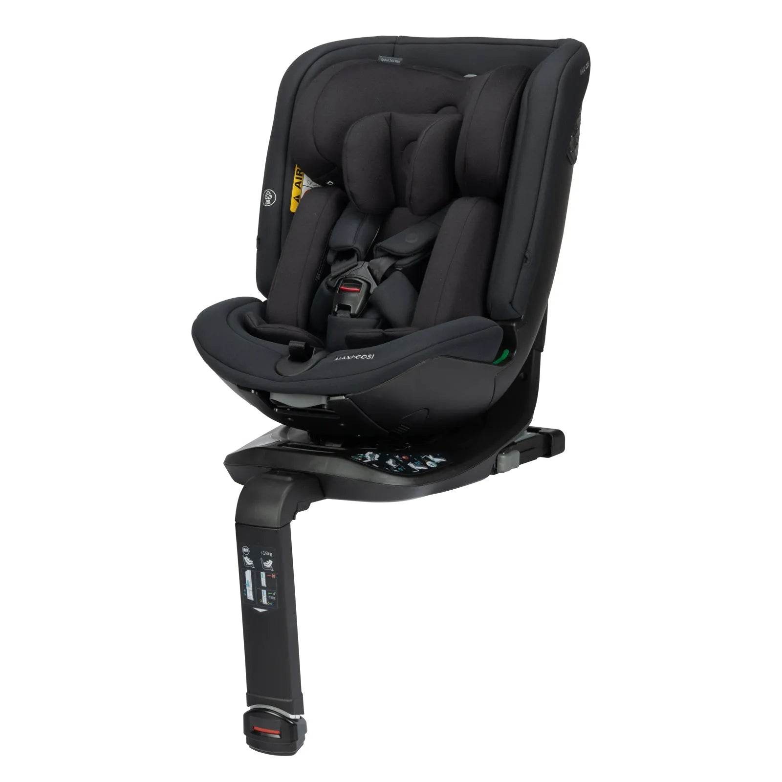 Silla auto convertible Spinel 360° Plus o12 Authentic black, Maxi-Cosi - Kidsclub