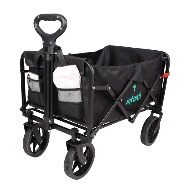 Carrito Plegable Organizador Negro Infanti