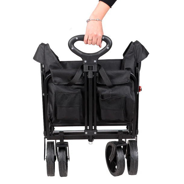 Carrito Plegable Organizador Negro Infanti