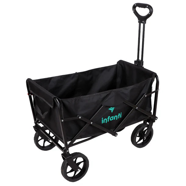 Carrito Plegable Organizador Negro Infanti