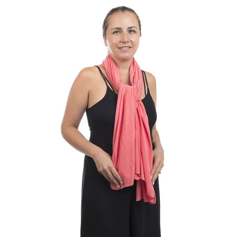 Pañuelo De Lactancia Multiuso Algodón Coral, Amamantas
