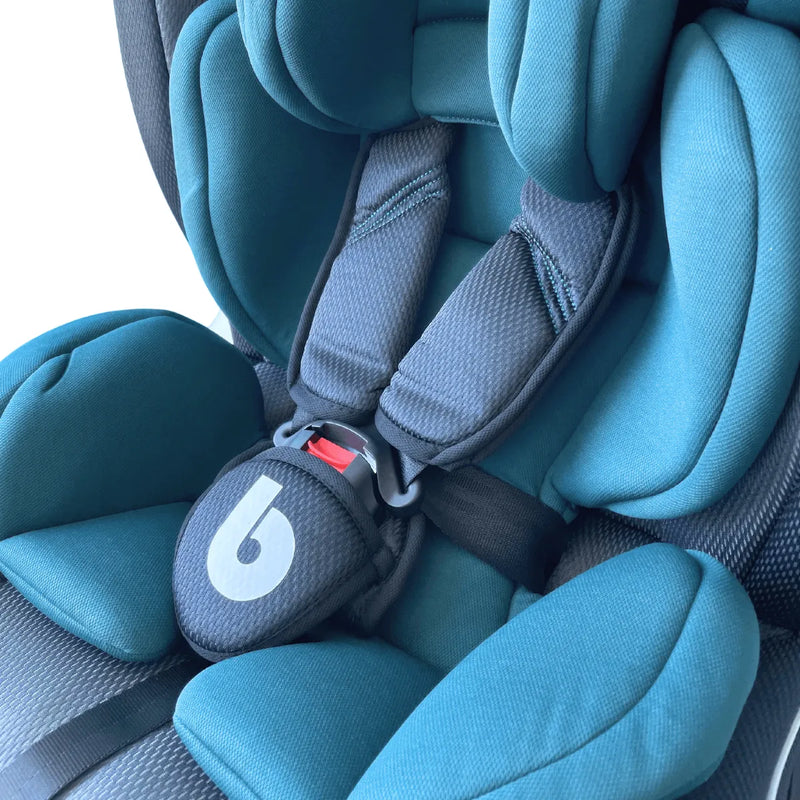 Silla De Auto Multi Etapa Isofix Bebeglo RS-3840-4 Gris Verde - Kidsclub