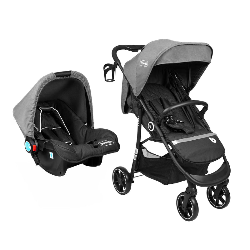 Coche Travel System Kansas RS-13551-1 Gris, Bebeglo