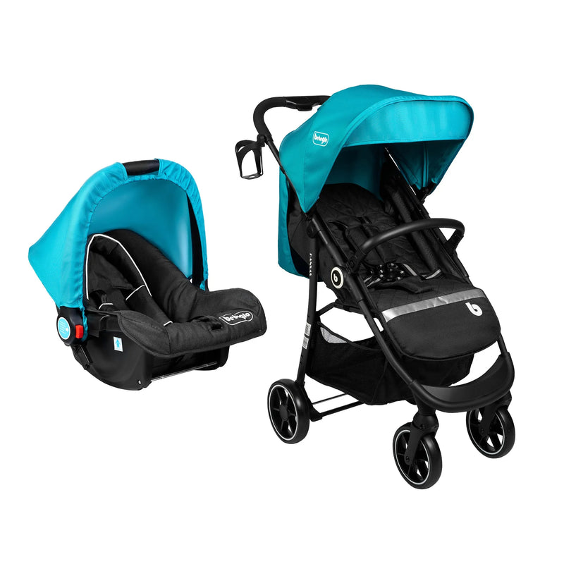 Coche Travel System Kansas RS-13551-3 Verde, Bebeglo