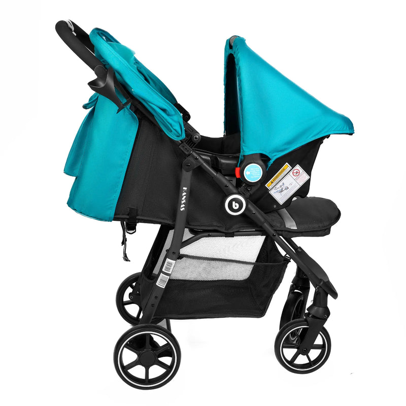 Coche Travel System Kansas RS-13551-3 Verde, Bebeglo