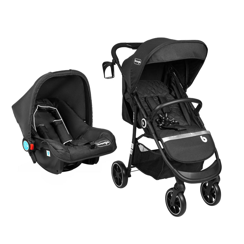 Coche Travel System Kansas RS-13551-4 Negro, Bebeglo
