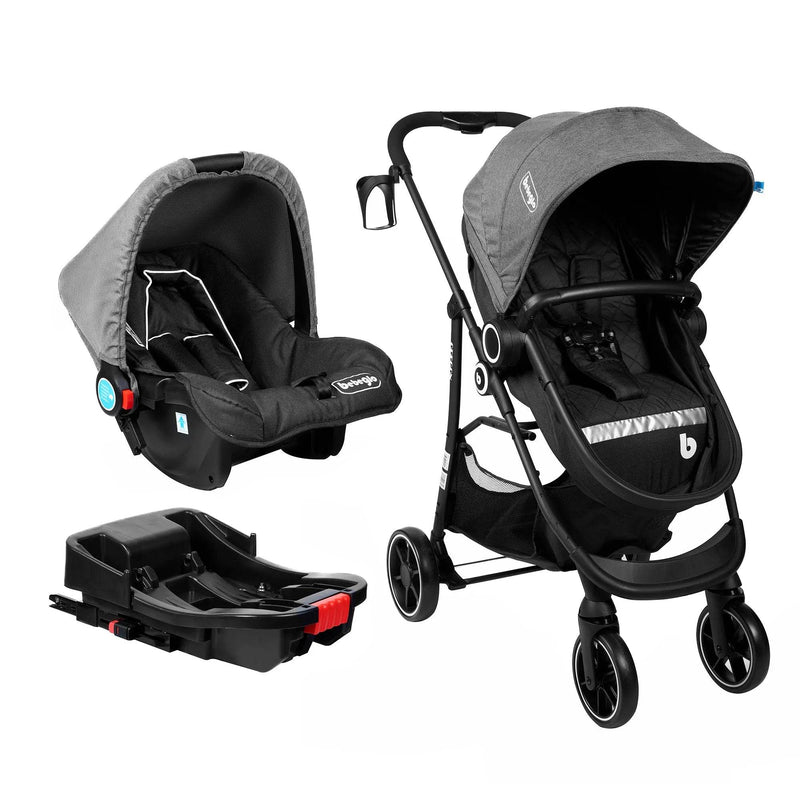 Coche Travel System Oregon RS-13553-1 Gris, Bebeglo