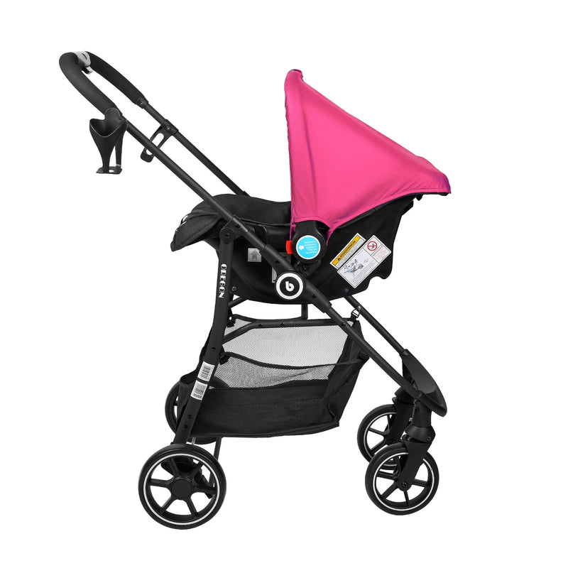 Coche Travel System Oregon RS-13553-2 Fucsia, Bebeglo