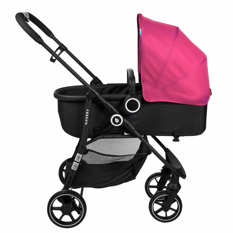 Coche Travel System Oregon RS-13553-2 Fucsia, Bebeglo