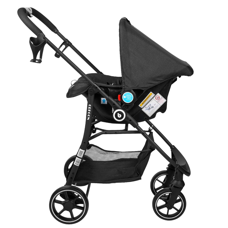 Coche Travel System Oregon RS-13553-4 Negro, Bebeglo