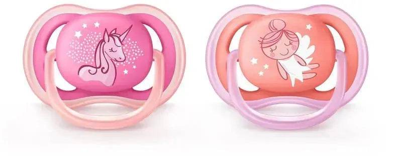 Chupete Ultra Air de 6 a 18 meses SCF344/21 Rosa, Philips Avent