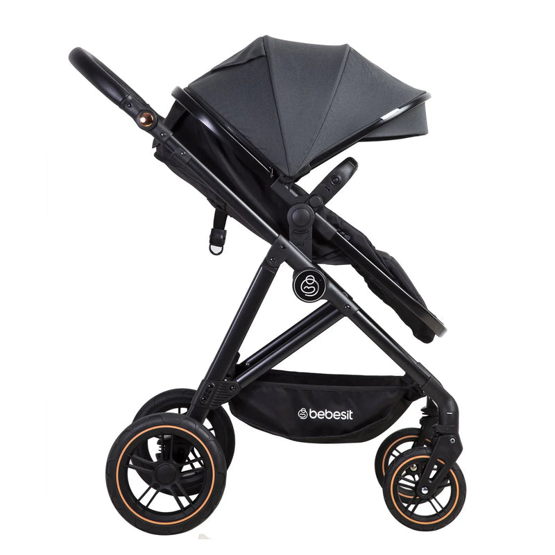 Coche Cuna Paseo Street Gris, Bebesit