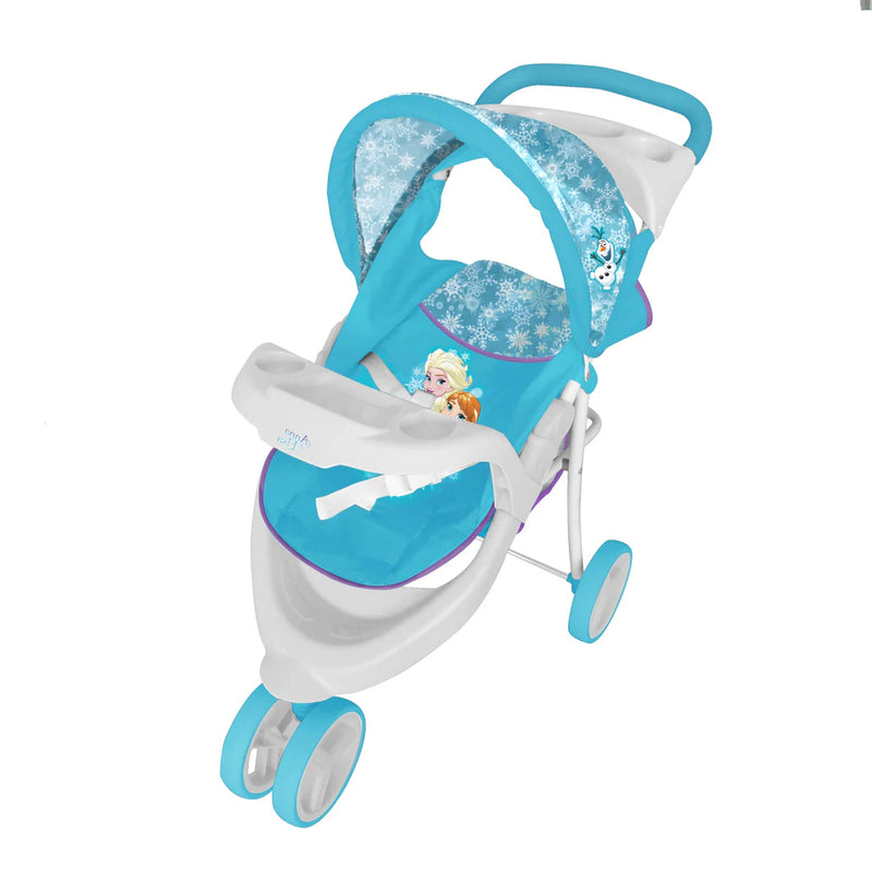 Juguete Muñeca Cochecito travel con silla Frozen, Disney