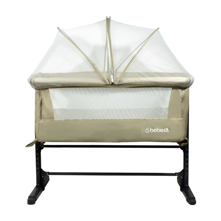 Cuna Colecho con Mosquitero MySide LX Beige, Bebesit