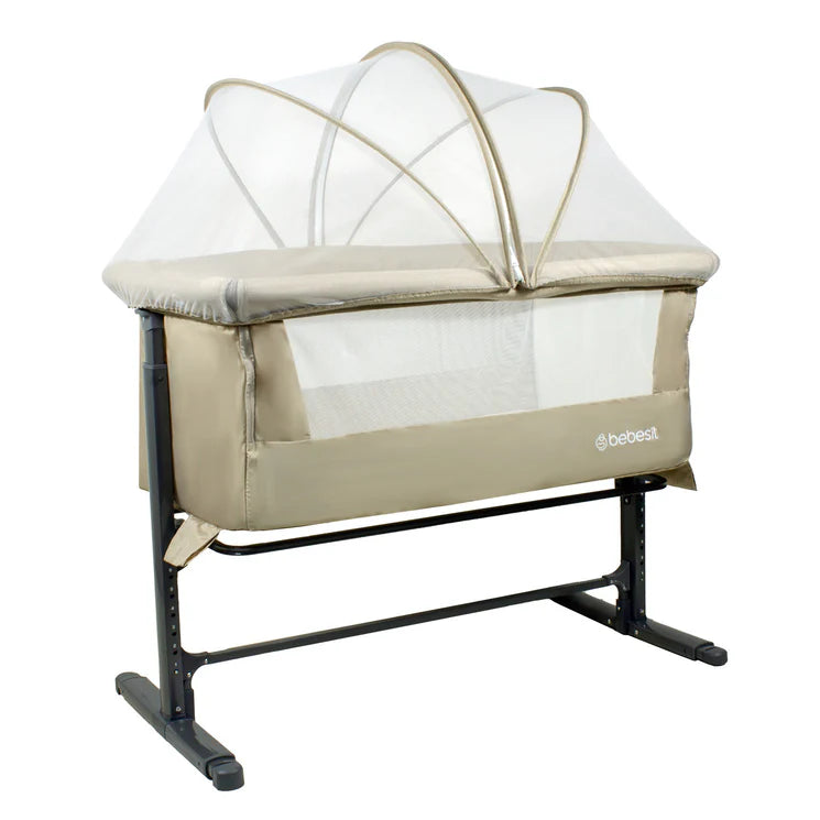 Cuna Colecho con Mosquitero MySide LX Beige, Bebesit