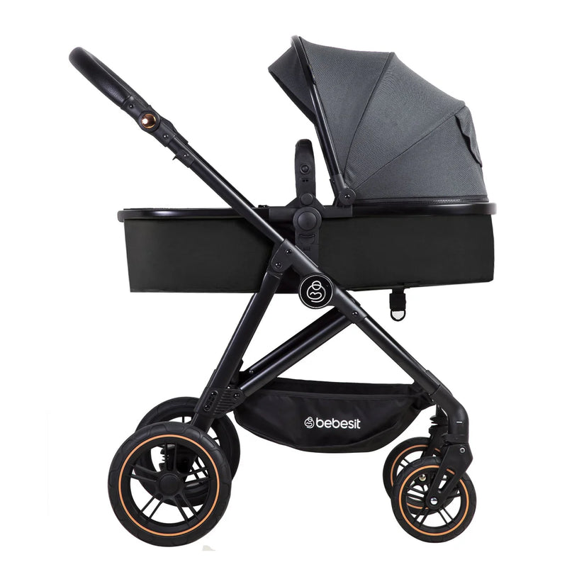 Coche Cuna Paseo Street Gris, Bebesit