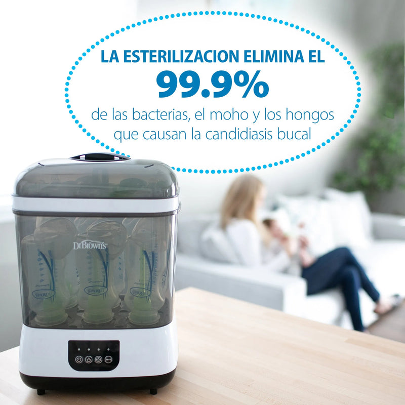 Esterilizador y Secador Electrico hasta 6 mamaderas, Dr.Brown&