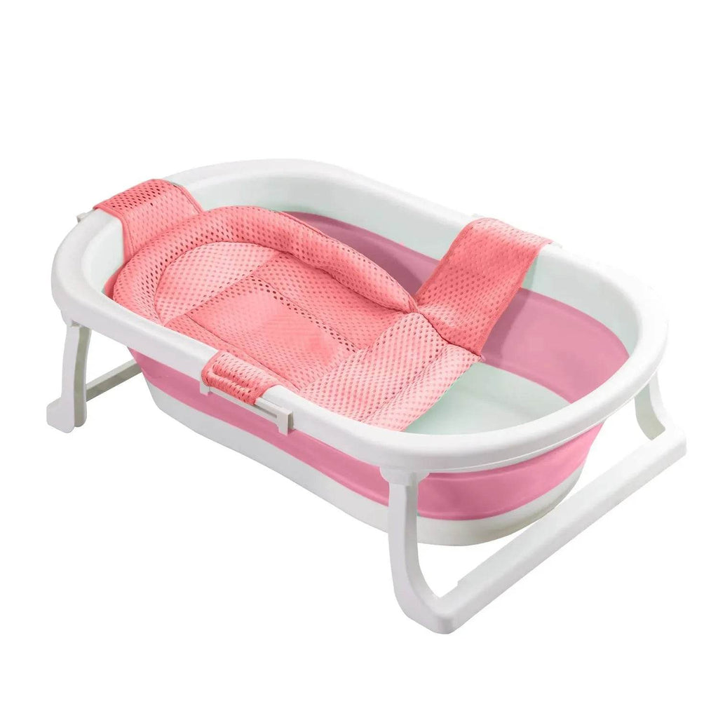 Bañera plegable Jelly con hamaca Rosado