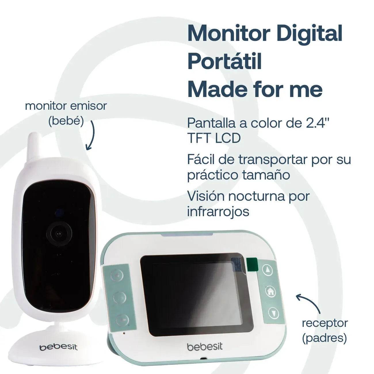 Monitor Digital Portatil, Bebesit - Kidsclub