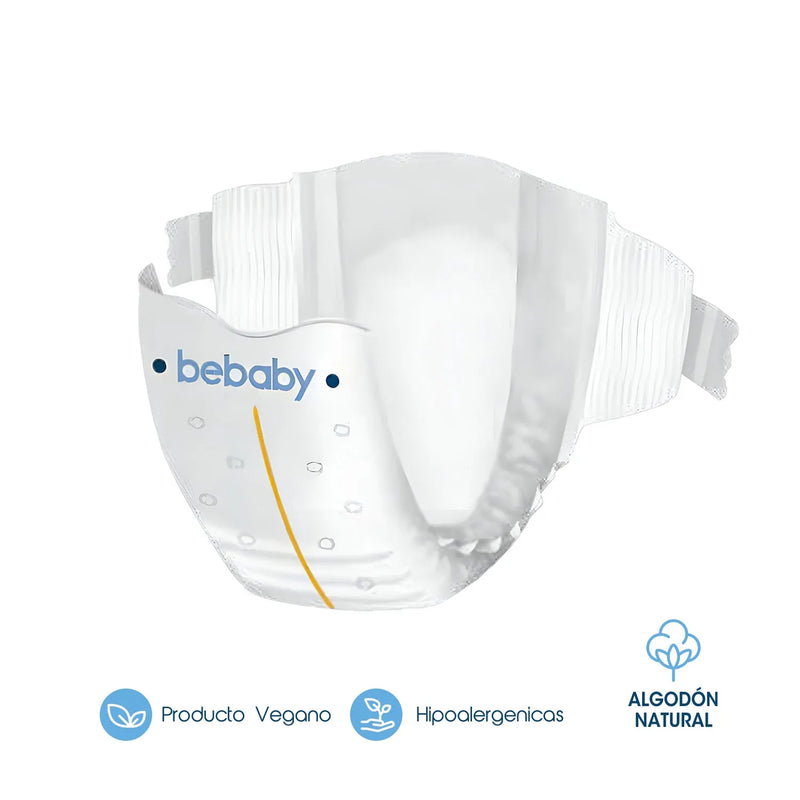 Pañales BeBaby Premium M 80u Hipoalergénico, Bebesit