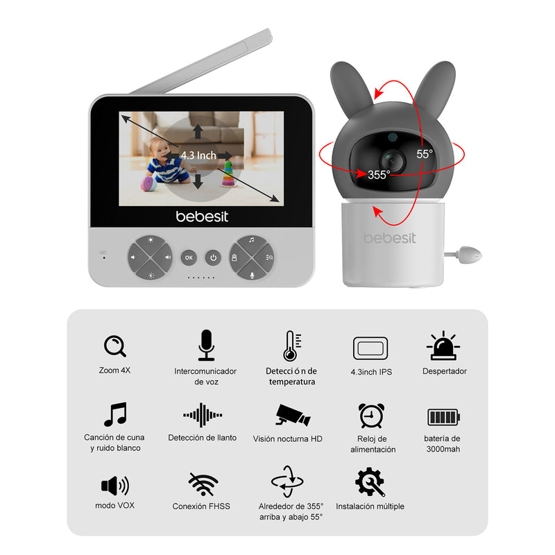 Monitor Camara SmartGuard Pro 2.0 4,3&