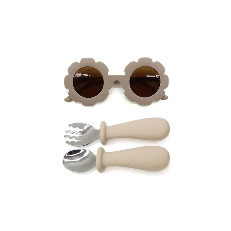 Set Alimentación Summer Silicona Beige, Bebesit - Kidsclub