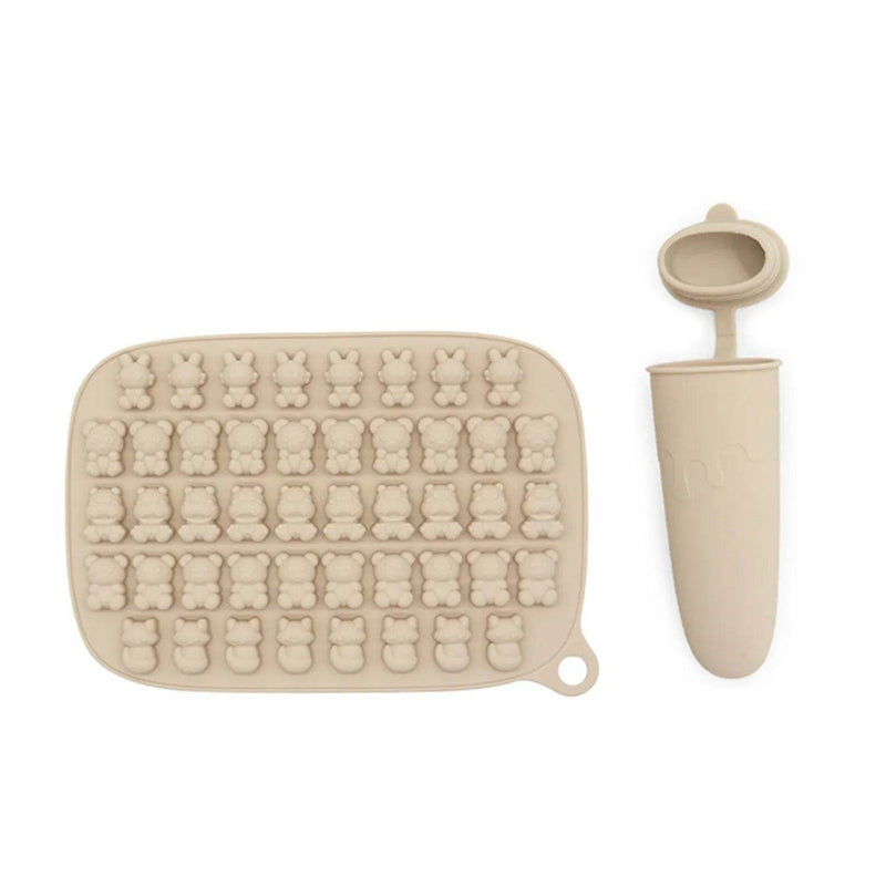 Set Alimentación Summer Silicona Beige, Bebesit - Kidsclub