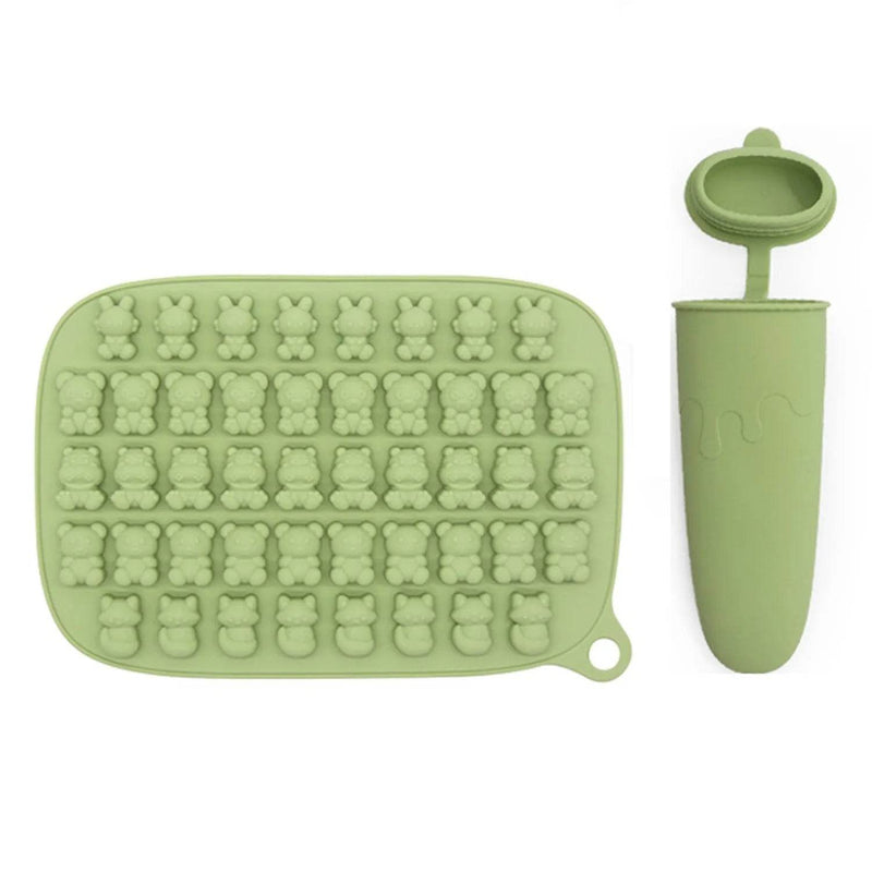 Set Alimentación Summer Silicona Verde, Bebesit - Kidsclub