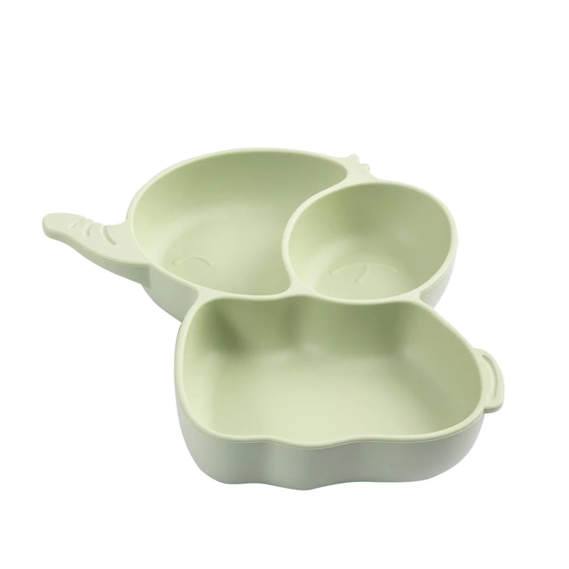 Set Alimentacion Elefante Silicona Verde, Bebesit