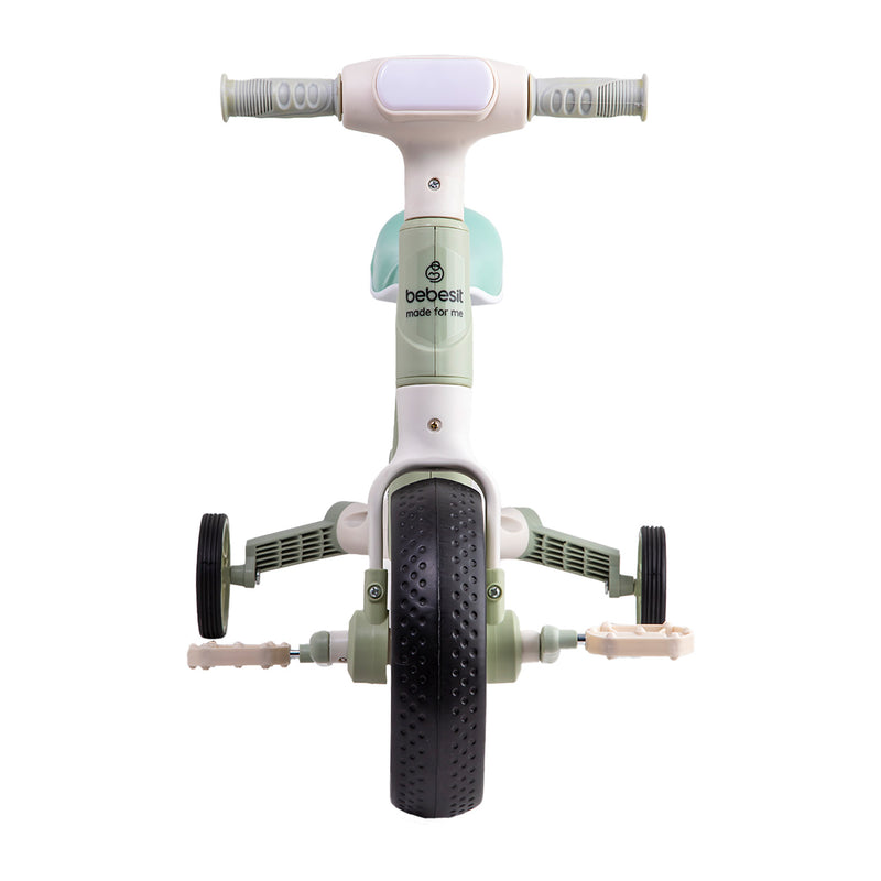 Triciclo Bicicleta Aprendizaje 2 en 1 XT05 Verde, Bebesit
