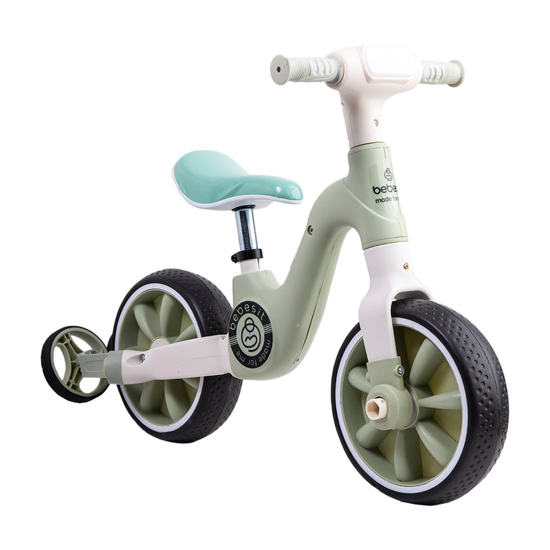 Triciclo Bicicleta Aprendizaje 2 en 1 XT05 Verde, Bebesit