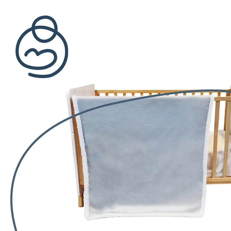 Manta Sherpa de polar - Gris, Bebesit - Kidsclub