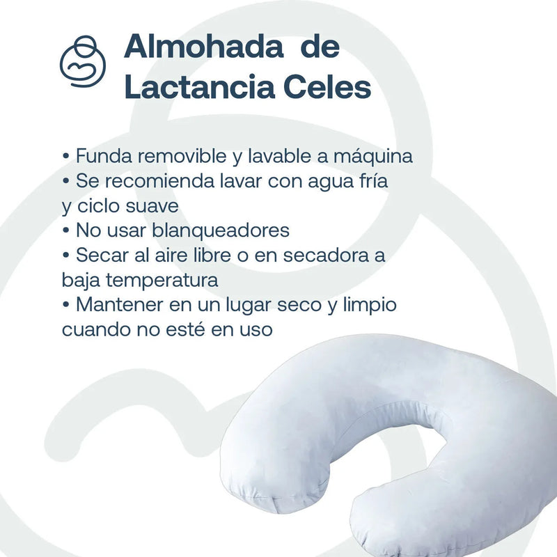 Cojin de Lactancia Celeste, Bebesit