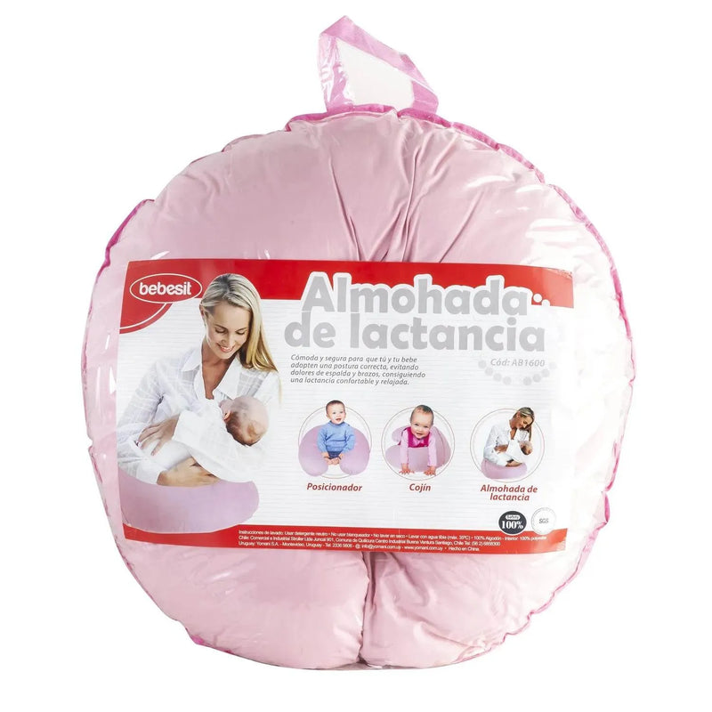 Cojin de Lactancia Rosa, Bebesit - Kidsclub