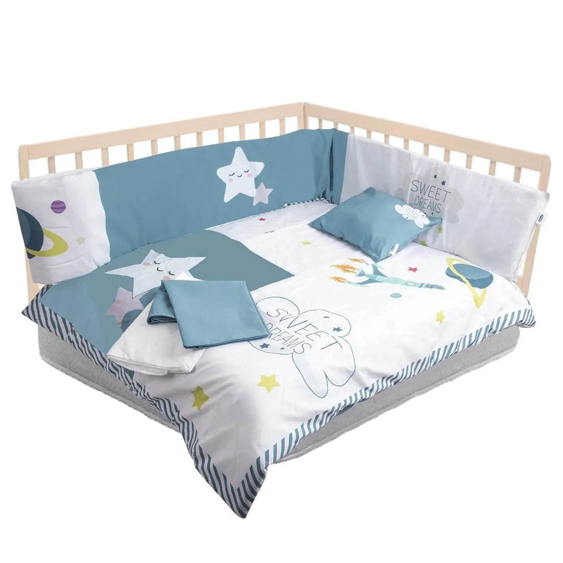 Set de Cuna Espacial 5 Piezas, Bebesit - Kidsclub