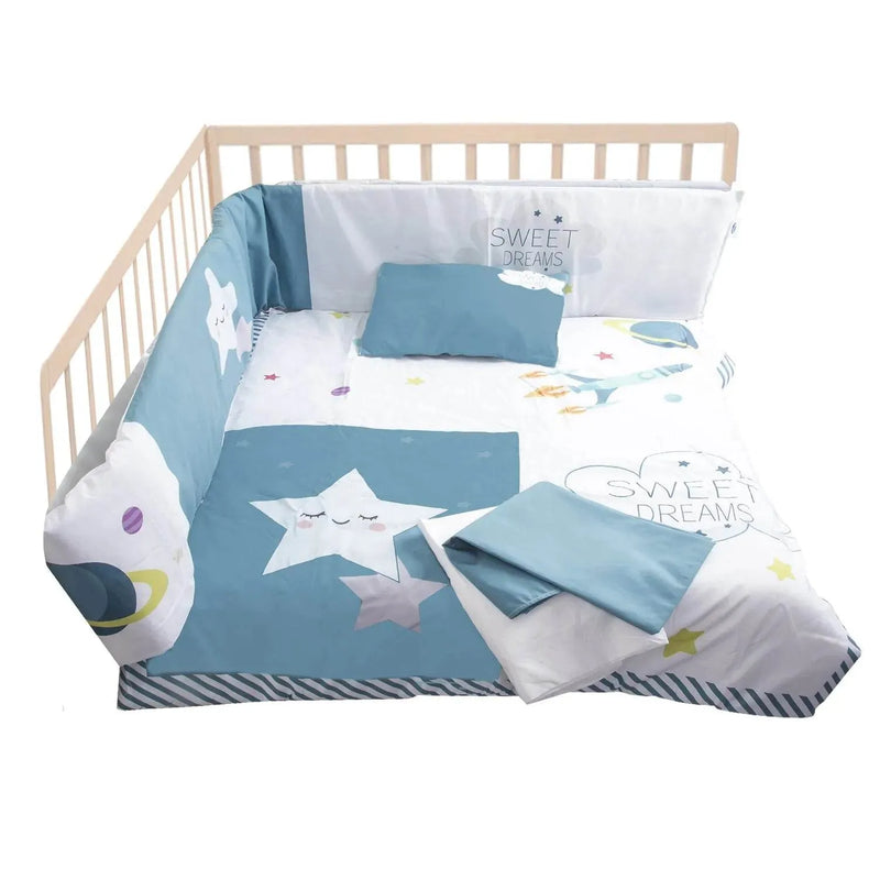 Set de Cuna Espacial 5 Piezas, Bebesit - Kidsclub