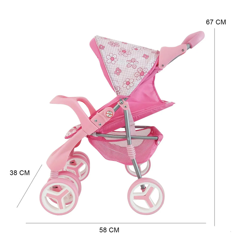 Juguete Cochecito Travel Muñeca Flor, Bebesit