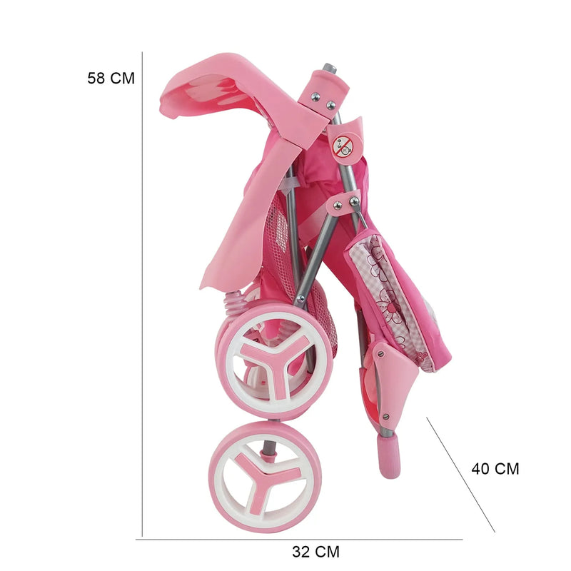 Juguete Cochecito Travel Muñeca Flor, Bebesit