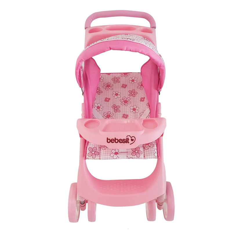 Juguete Cochecito Travel Muñeca Flor, Bebesit