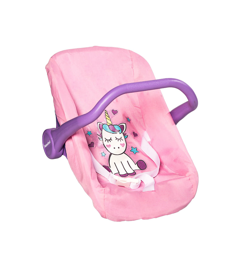 Juguete Cochecito Travel Muñeca Unicornio, Bebesit