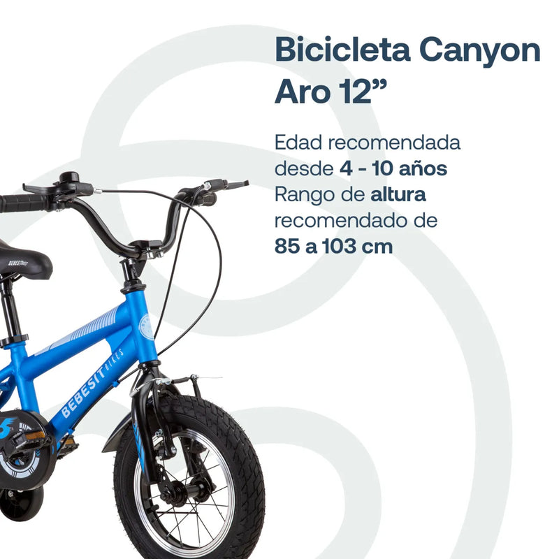 Bicicleta Canyon Aro 12 Azul, Bebesit