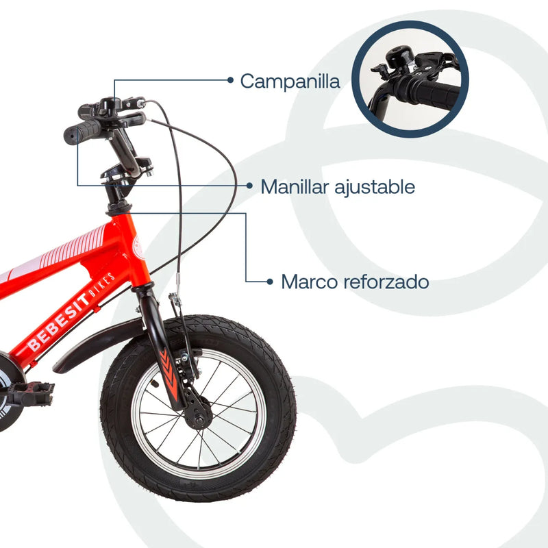 Bicicleta Canyon Aro 12 Roja, Bebesit