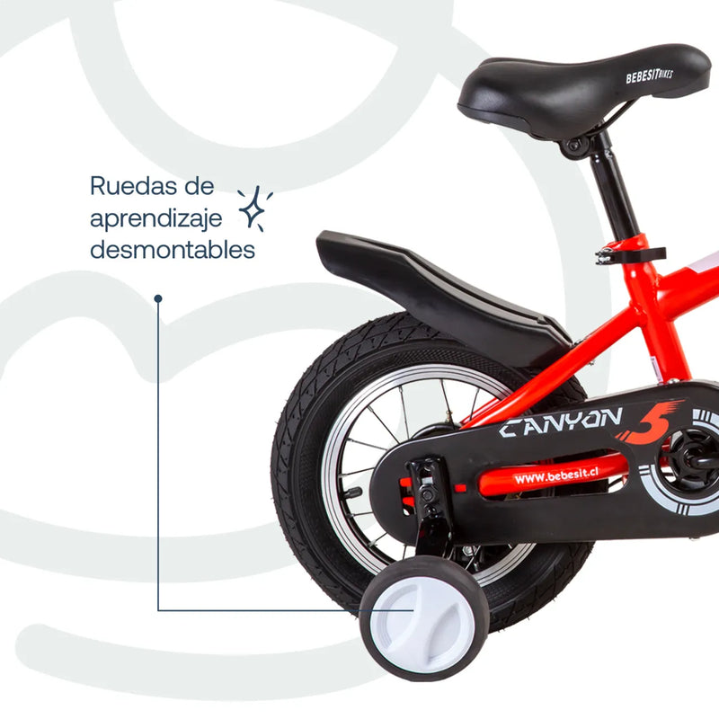 Bicicleta Canyon Aro 12 Roja, Bebesit